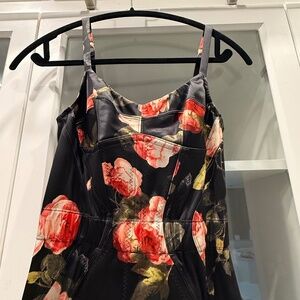 Agent Provocateur Black dress with Blushing Roses